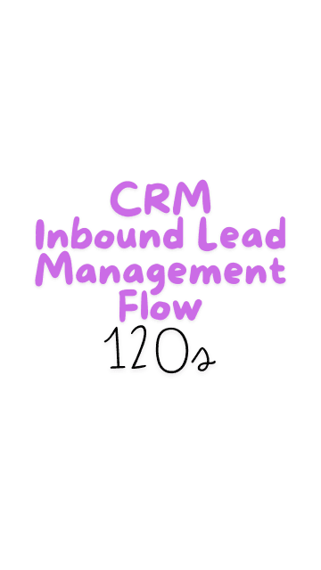 CRM Inbound Lead Management Flow thumbnail